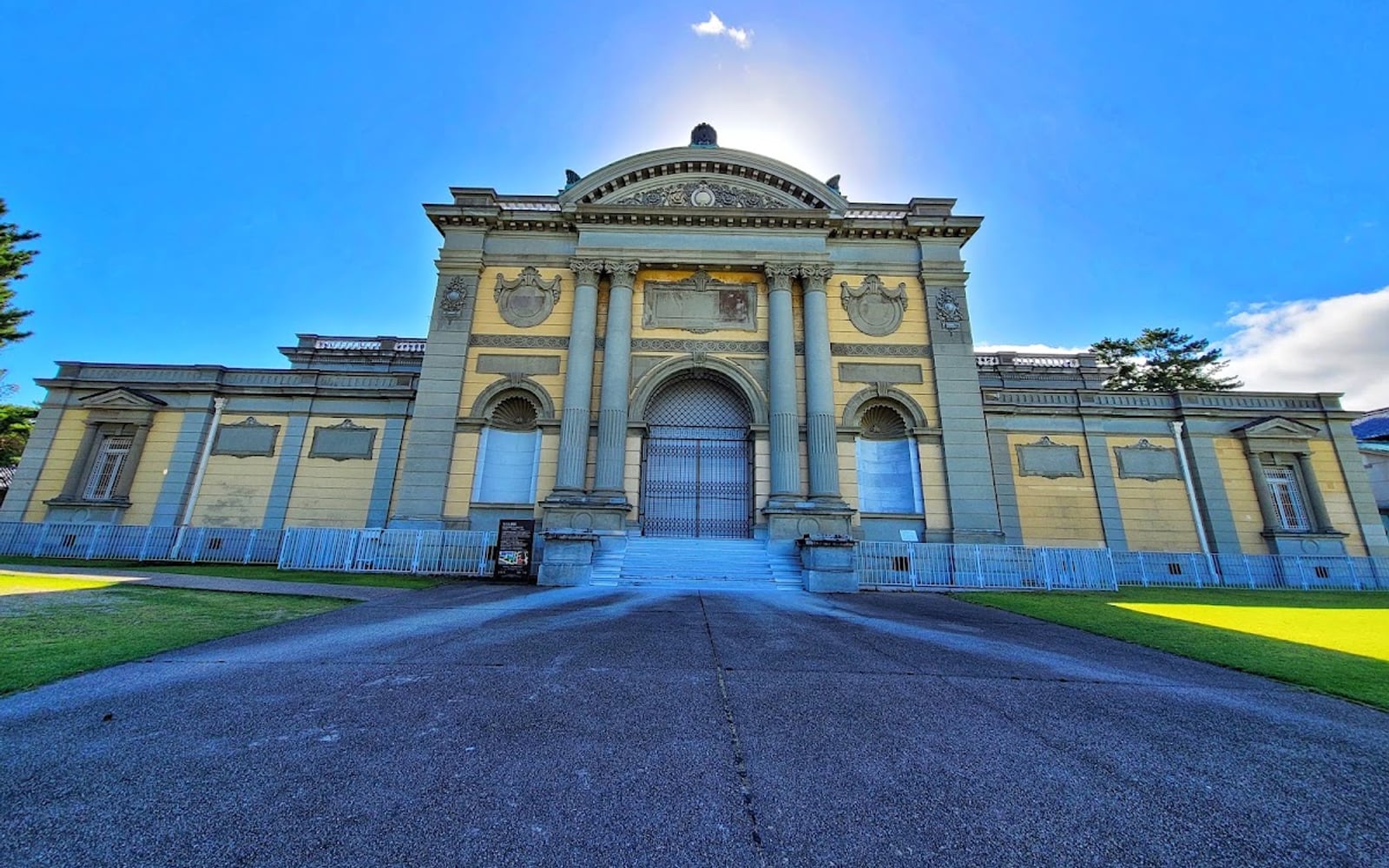 Nara National Museum facade in the museum district