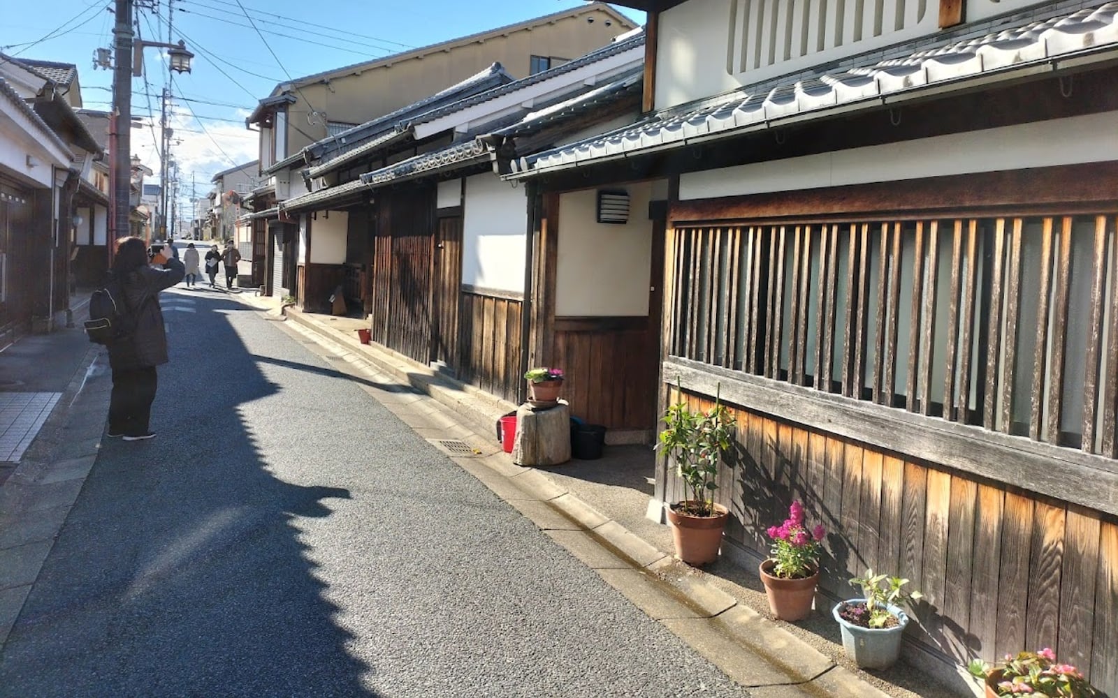 Traditional lattice-fronted merchant house in Naramachi